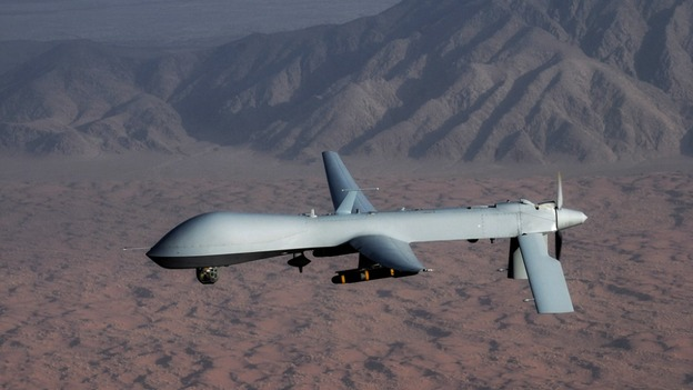 MQ-1 Predator unmanned aircraft image courtesy of the US Air Force
